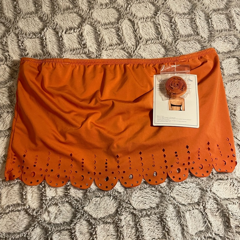 Orange Half-Bra/CropTop